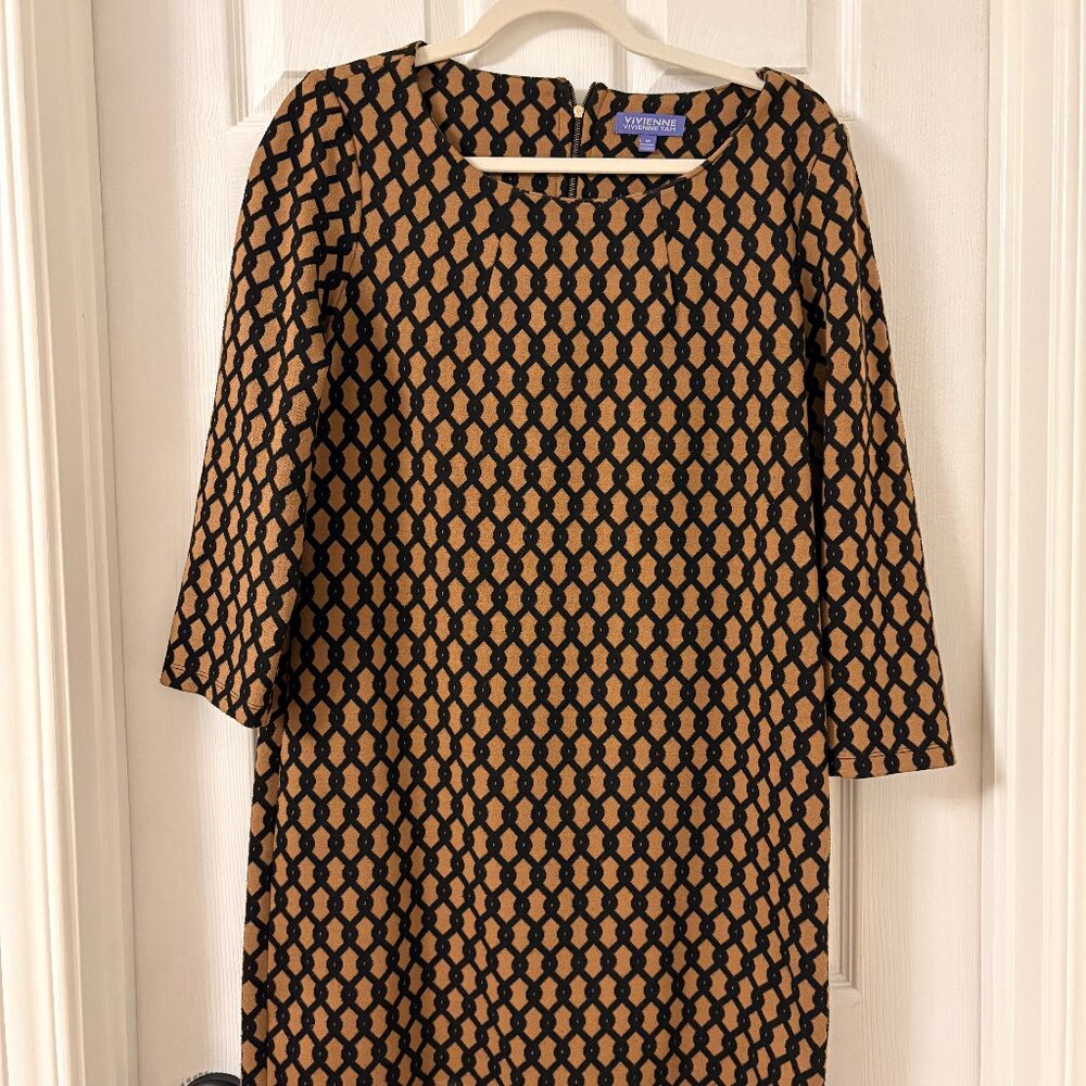 Vivienne Tam Shift Dress 3/4 sleeves